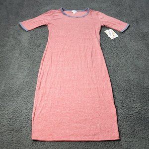 NEW LulaRoe Julia Dress Womens Size XS Extra Small Multicolor